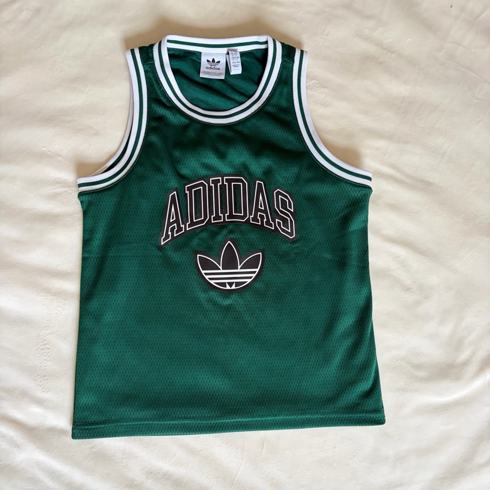 Adidas Dark Green Jersey Tank